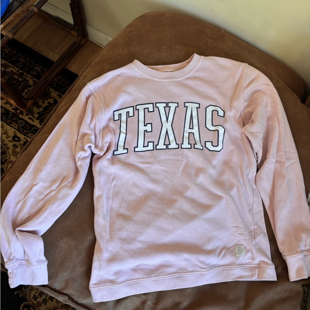 Pressbox Texas Crewneck Sweater - Pale Pink